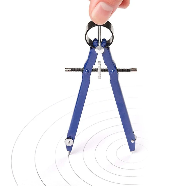 compass drawing a circle