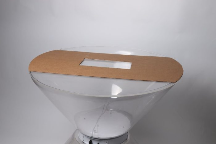 Make the final cuttouts on your template with a straight edge and a sharp cox cutter.